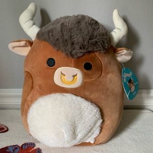 NWT 11inch Shep Squishmallow Longhorn Cow